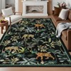 Indoor Modern Area Rugs Animals Pattern Abstract Low Pile Carpets for Living Room Bedroom Indoor Washable Non Slip Soft Floor Carpet - 3 of 4