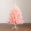Nearly Natural 4' Artificial Pink Pampas Grass Christmas Tree - 4 of 4