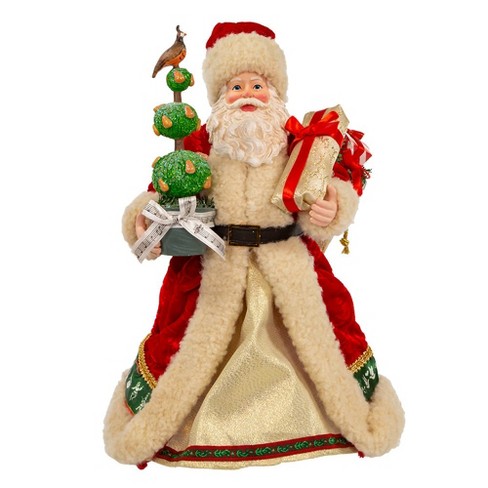 Kurt Adler 10.5 Inch Fabriché Musical 12 Days Of Christmas Santa : Target