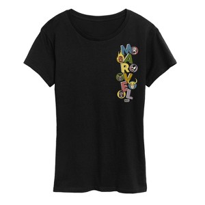 Women's - Marvel - Marvel Villains Stacked Short Sleeve Graphic T-Shirt - 1 of 4