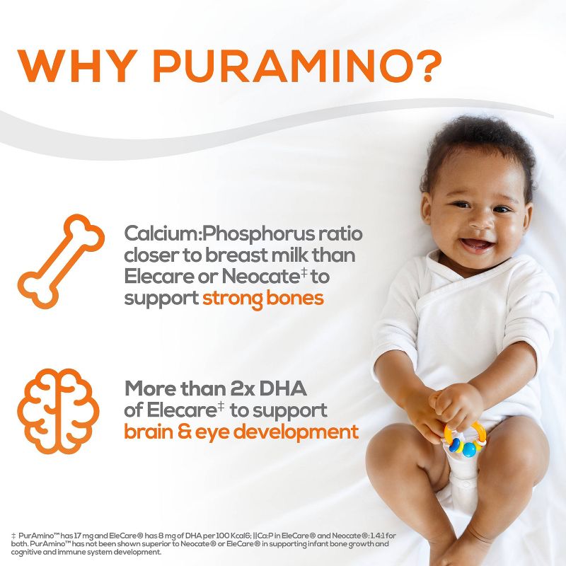 Enfamil PurAmino DHA and ARA Hypoallergenic Powder Infant Formula - 14.1oz, 5 of 13