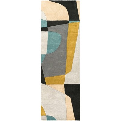 Mark & Day Orleans 2'6"x8' Runner Tufted Indoor Area Rugs Medium Gray