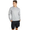 Sporti Sporti Men's L/S Hybrid II Hooded UPF 50+ Sun Shirt Black Medium - 2 of 4