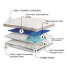 CAVINAS Adjustable Bed Pillow with Cooling Cover,Granulated Whisper Foam,Polyester Fiber Fill and Water Activated Gel Insert for Ultimate Comfort - 2 of 4