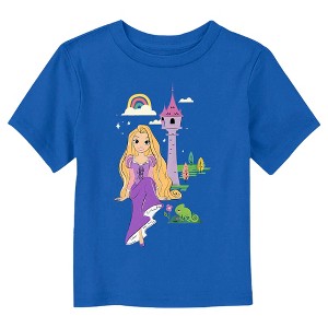 Toddler's Disney Rapunzel and Pascal Tower T-Shirt - 1 of 3