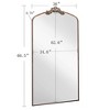 VYNXARIA 36"x66" Metal Full Length Mirror Arched Floor Mirror ,Dressing Mirror for Entryway, Living Room, Bedroom, Clothing Shop, Antique Bronze - 3 of 4