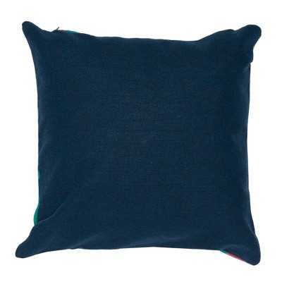 Tropical Multicolor Polyester Indoor/Outdoor Pillow 20"x20"