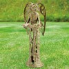 SPI Home Garden Angel Bird Feeder – 27" Cast Iron Sculpture, Decorative Outdoor Feeder with Angel Motif - 3 of 3