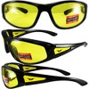 3 Pairs of Global Vision Eyewear Integrity Safety Motorcycle Glasses with Clear, Smoke, Yellow Lenses - 3 of 3