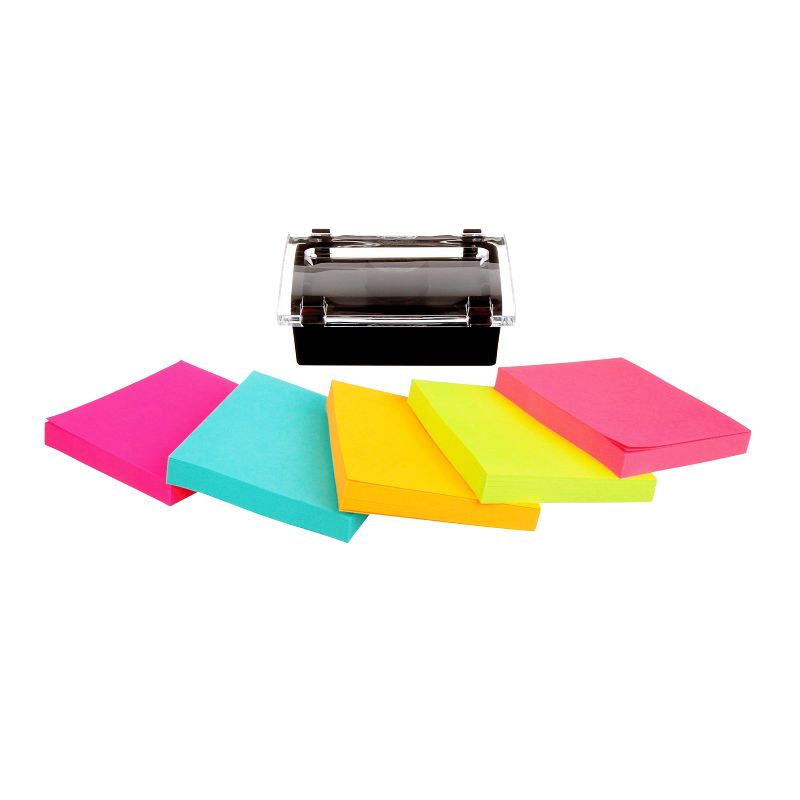 Post-it Pop-Up Super Sticky Notes Dispenser Value Pack, 3 x 3 Inches, Assorted Colors, 12 Pads of 90 Sheets, 2 of 6