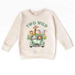The Juniper Shop Two Wild Animals Toddler Sweatshirt - 1 of 4