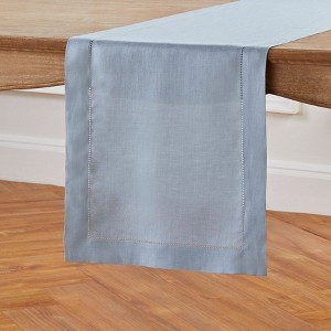 Solino Home Linen Classic Hemstitch Table Runner - 1 of 4