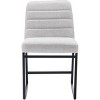 Mid Century Modern Leisure Dining Chairs Set of 2 Backrest Chair Armless Upholstered Chairs for Restaurants Bedrooms Living - 3 of 4
