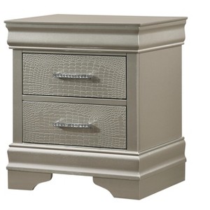 NicBex Nightstand with Drawers,Modern Side Table with Pulls and Wood Frame,Bedside Table for Bedroom,Living Room - 1 of 4