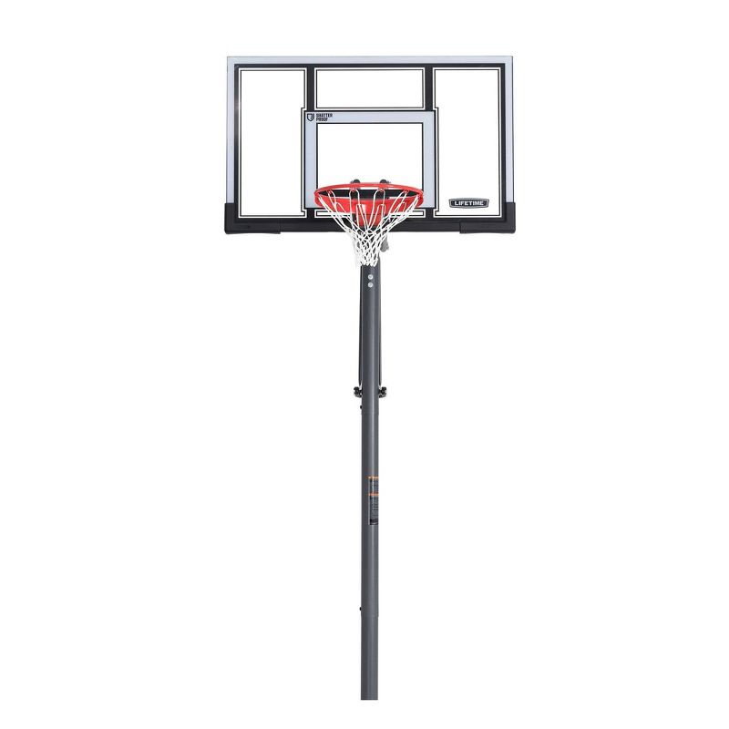 Lifetime Adjustable In Ground 54&#39;&#39; Basketball Hoop, 1 of 11