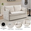 Whisen Pull Out Sofa Bed, Convertible Sleeper Sofa Couch with Side Storage and USB/C-TYPE Charging Ports - 4 of 4