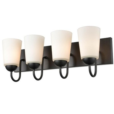 Millennium Lighting Ivey Lake 4 - Light Vanity in  Matte Black