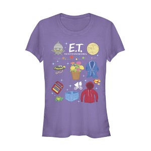 Juniors Womens E.T. the Extra-Terrestrial Favorite Movie Props T-Shirt - 1 of 3