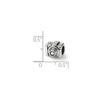 Black Bow Jewelry Sterling Silver Camera Bead Charm - 2 of 3