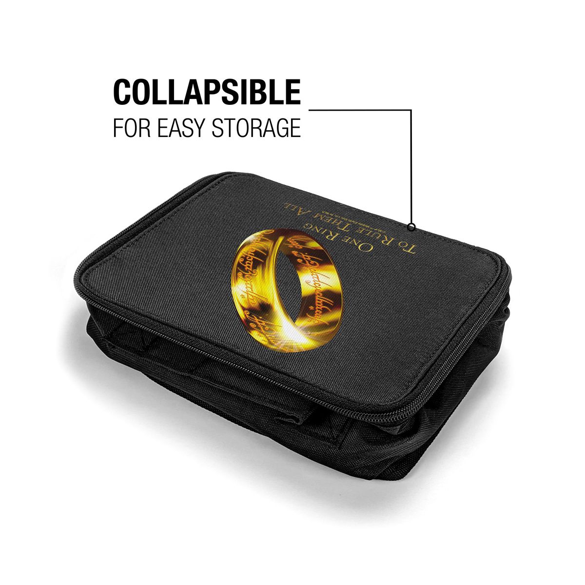 Lord of the Rings One Ring To Rule Them All Insulated Soft Sided Lunch Box - thumbnail 4