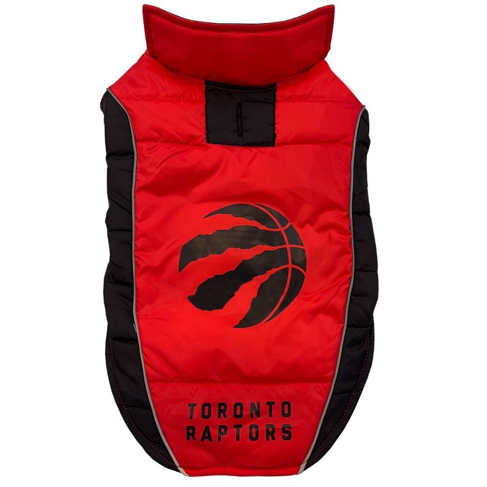 NBA Toronto Raptors Pets Puffer Vest - L