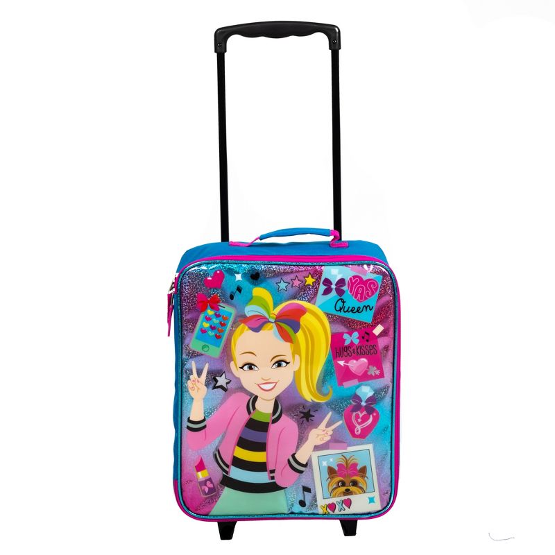 Jojo Siwa Kids' Rolling Luggage, 14" Pilot Case, 1 of 6