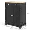 NicBex 2 Drawer File Cabinet with 1 Cabinet,Office Cabinets with Round Knob Design,Modern Storage Cabinet,Filing Cabinets for Home Office - image 3 of 4