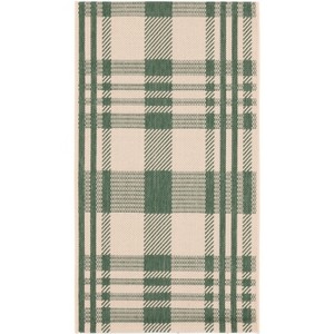 Courtyard CY6201 UV & Stain Resistant Non-Shedding Power Loomed Indoor/Outdoor Rugs - Safavieh - 1 of 4