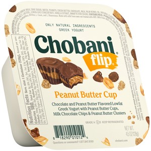 Chobani Flip Low-Fat Chocolate Peanut Butter Cup Greek Yogurt- 4.5oz - 1 of 4