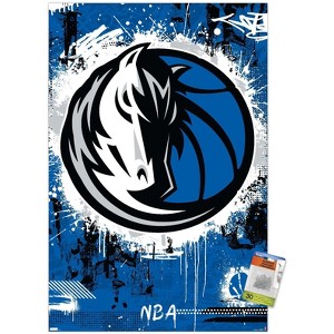 Trends International NBA Dallas Mavericks - Maximalist Logo 23 Unframed Wall Poster Prints - 1 of 4