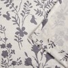Exclusive Home Silhouette Floral Light Filtering Grommet Top Curtain Panel Pair, 54"x96", Dark Grey, Set of 2 - 4 of 4