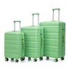 YOOCOZZ 3-Piece 20"/24"/28" Luggage Sets in ABS with Spinner Wheel,Matching Color and TSA Combination Lock - 3 of 4