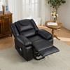 GDFStudio Naya Modern Remote-Controlled Heating and Massage Assistive Upholstered Recliner Chair - 2 of 4
