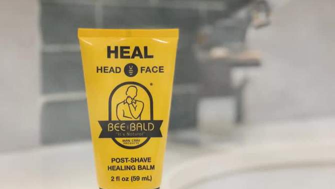 Bee Bald Head and Face Post Shave Healing Balm - 2 fl oz, 2 of 9, play video