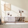 Furniture Style Cat TV Stand,Hidden Cat Litter Box Enclosure With Storage and Removable sliding door for Small Pets-Maison Boucle - 2 of 4