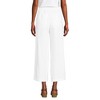 Lands' End Women's High Rise Pull On Drawstring Linen Wide Leg Crop Pants - 2 of 4
