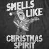 Mens Smells Like Christmas Spirit T Shirt Funny Xmas Music Parody Rock Song Tee For Guys - Crazy Dog Men's T Shirt - image 2 of 4