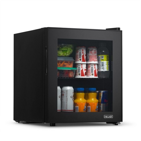 Newair 60 Can Beverage Fridge With Glass Door, Small Freestanding Mini  Fridge In Black, Perfect For Beer, Snacks Or Soda : Target