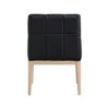 Meridian Furniture,Adrian Vegan Leather Dining Arm Chair, Set of 2 - 4 of 4