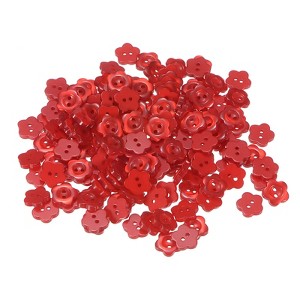 Unique Bargains Resin 2-Hole Craft Replacement Flower Sewing Buttons 150 Pcs - 1 of 4