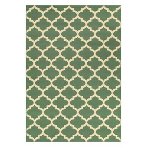 Traditional Floral Indoor Hallway Entryway Runner Rug by Blue Nile Mills - 1 of 4