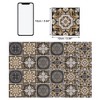 Unique Bargains PVC Tile Stickers 3.94"x3.94" Black White 24 Pcs - 3 of 4