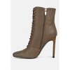 Wyndham Lace Up Leather Ankle Boots Women - 4 of 4