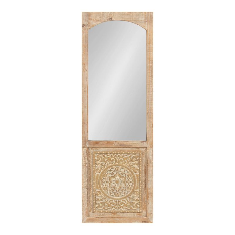 18&#34; x 55&#34; Moynihan Wooden Panel Decorative Wall Mirror Rustic Brown - Kate &#38; Laurel All Things Decor, 3 of 10