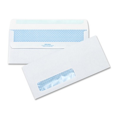 MyOfficeInnovations Self-Seal Envelopes No.10 Std.Window 4-1/2"x9-1/2" 500/BX WE 3254331