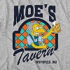 Mens' Bart Simpson Classic Shirt - The Simpsons Homer, Bart, Krusty and Moes Tavern Tee - The Simpsons T-Shirt (Grey Heather Moes, Small) - 2 of 4