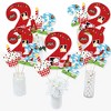 Big Dot of Happiness 2nd Birthday Farm Animals - Barnyard Second Birthday Party Centerpiece Sticks - Table Toppers - Set of 15 - 2 of 4