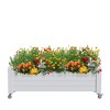 Mayeerty Freestanding Planter Box with 21Gal Capacity Of Potting Soil Include 3.3Gal Capacity of Water Storage Area - 2 of 4