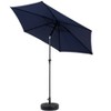CAVINAS 9 Ft 3 Tier Auto-tilt Patio Umbrella with Tilt Adjustment,Outdoor Umbrella with 8 Steel Ribs for Poolside and Yard,No Base - 4 of 4