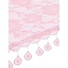 INSPIRE CHIC Lace Rose Floral Tassel Mesh Triangle Head Covering Mantilla Scarves 1Pc - 4 of 4